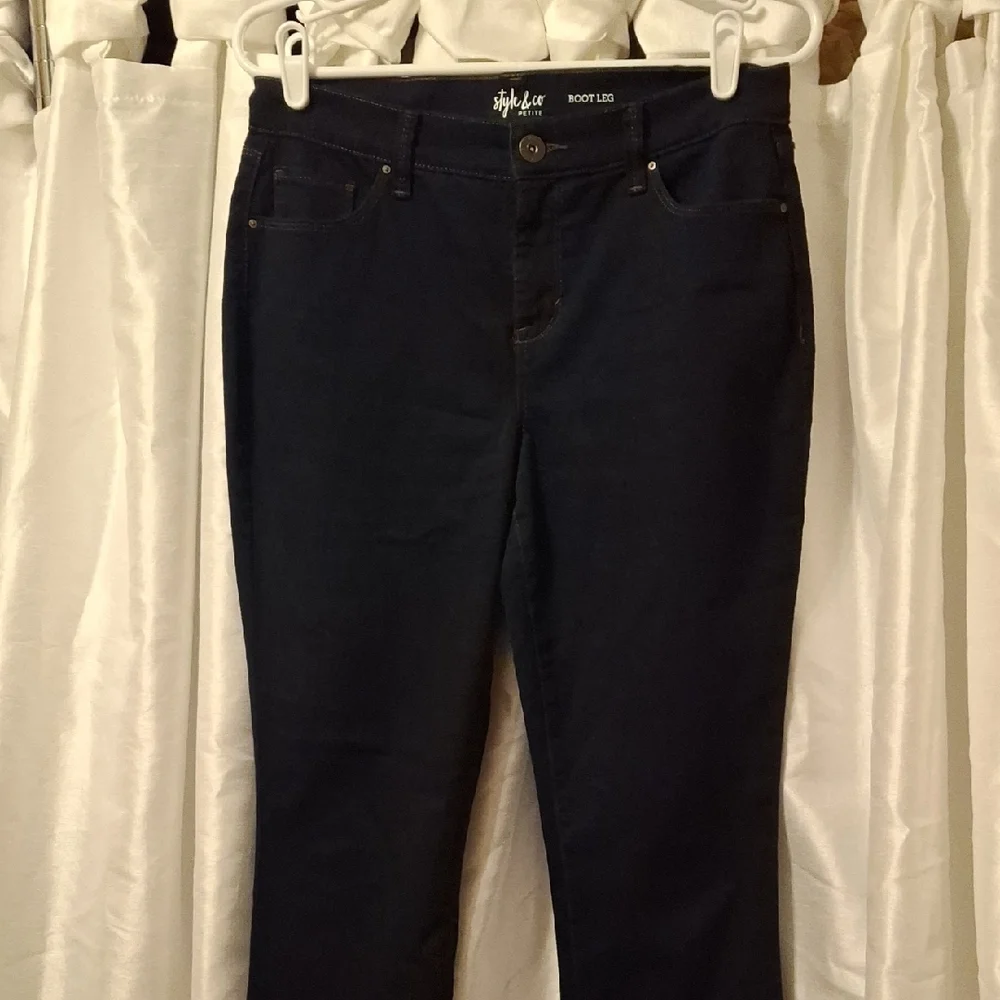 Style & Co. Women's Blue Bootcut Jeans 10P